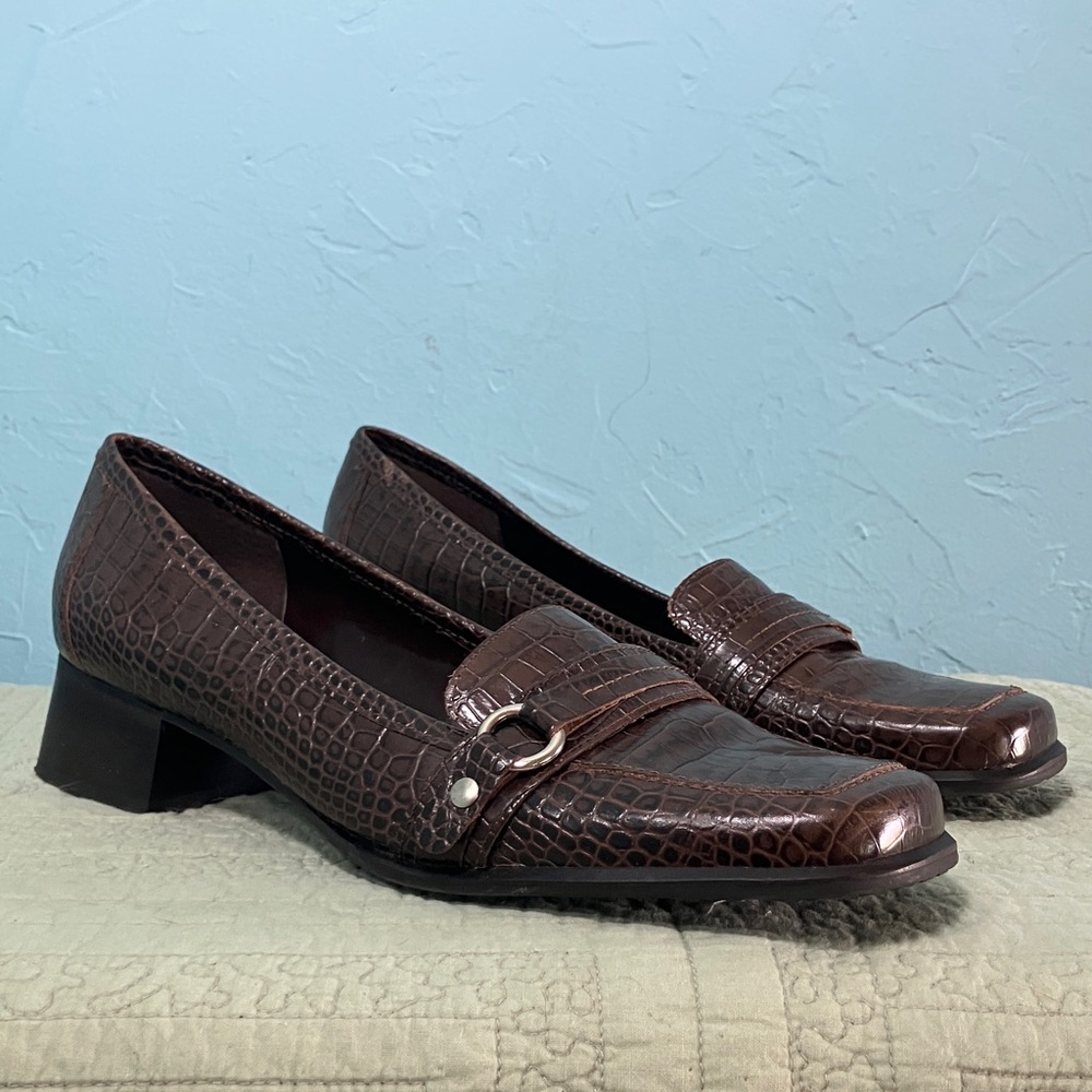 Audrey Brooke Block Heel Pumps Slip-On “CAMIE” Women’s Size 10M